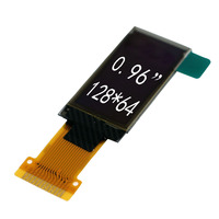0,96 Zoll OLED-Displaymodul 64x128 OLED-LCD-Bildschirm für Kernstrahlungsdetektor Geigerzähler Messinstrument