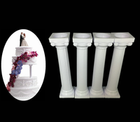 Colonne romaine de décoration à plusieurs niveaux, support, outils pour gâteaux, nouveauté, 4 pièces