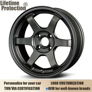 รังสีล้อรถยนต์โฟล์ค <span class=keywords><strong>TE37</strong></span>แข่งรถมอเตอร์ไซค์<span class=keywords><strong>15</strong></span> 16 17 18 19นิ้ว5X114.3 5X112 5X120สำหรับ BMW Mercedes Audi Porsche - Product Image 1