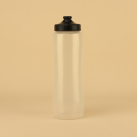 Bouteille de vélo personnalisée avec logo, 1000 ml (32 oz), sans BPA, en plastique, type pression, écologique, à ouverture facile – Meilleure vente