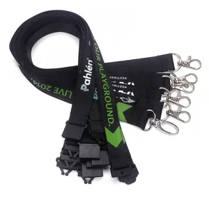 High Quality New Arrival Polyester Lanyards With Free Sample Wholesale Custom Neck Strap Lanyard