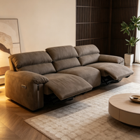 Canapé inclinable électrique VOXHOME, style nordique minimaliste, pour salon, meubles modulaires, tissu résistant aux griffures de chat