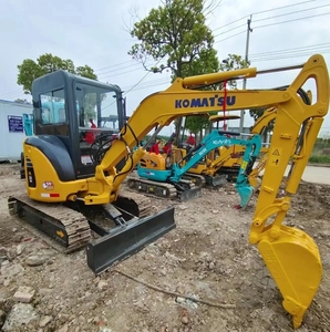 Miniexcavadora usada Komatsu 35 de alta calidad a bajo precio, miniexcavadora KOMATSU usada, excavadora usada de 4 toneladas, pintura Original a bajo precio - Product Image 1