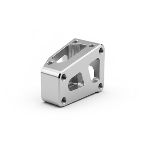 Support de panneau latéral d'aile en aluminium A3004, aluminium anodisé, usinage CNC de précision, pièces usinées CNC, usinage personnalisé - Product Image 5