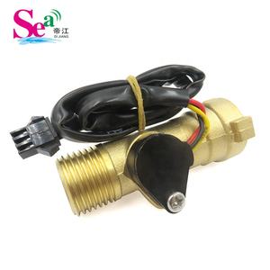 عداد توربيني عالي الدقة 1-30 لتر مع مستشعر تدفق المياه بالنبض المغناطيسي هول من النحاس 3.5-24 فولت بسن G1/<span class=keywords><strong>2</strong></span> لسخان المياه - Product Image 2