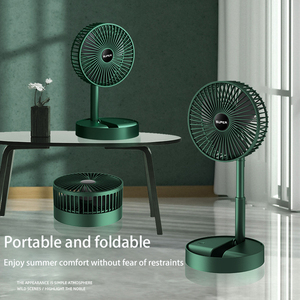 Ventola di raffreddamento ad aria ventilatore da tavolo circolatore aria forte flusso d'aria angolo regolabile a basso rumore silenzioso ventilatore pieghevole - Product Image 5