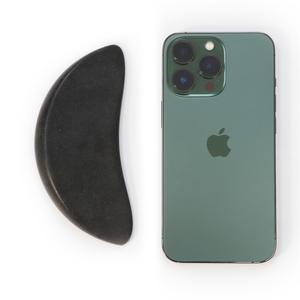 Set <span class=keywords><strong>di</strong></span> 2 Grandi Pietre Calde a Forma <span class=keywords><strong>di</strong></span> <span class=keywords><strong>Luna</strong></span> Crescente in Basalto per Massaggio Spa - Product Image 5