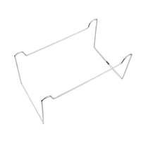 Support de table portable en fer pour réchaud à alcool, support pour boîte en aluminium, pour barbecue extérieur, pique-nique, camping et cuisson
