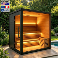 Saunas Tradicionales de Cedro Rojo para Exteriores, de Vapor Seco, Modernas, para el Hogar