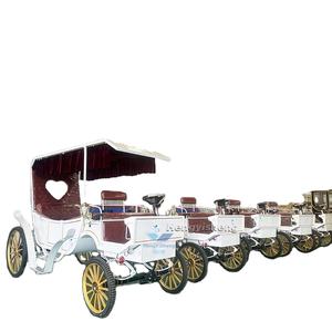 Venta caliente Carro de caballos eléctrico para turismo de resort Transporte especial para la venta - Product Image 4