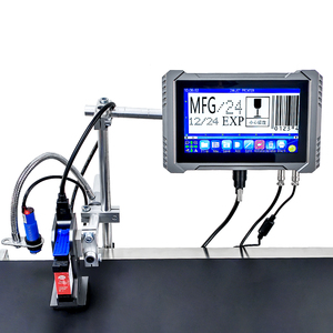 Dmx पोर्टेबल ऑनलाइन इंकजेट प्रिंटर तारीख कोडर 12.7 मिमी फ्लैट प्लेट बॉक्स लोगो बैच कोड प्रिंटिंग के लिए कागज और प्लास्टिक पर - Product Image 1