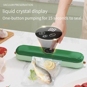 Machine de mise sous vide portable mini, scelleuse alimentaire automatique pour aliments secs et humides, design compact, machine d'emballage sous vide - Product Image 4