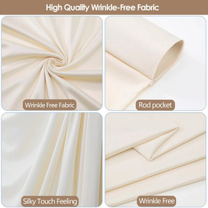 Drapé de fond en polyester infroissable pour mariage, anniversaire, photomaton, décoration de scène - Grande Vente - Product Image 6