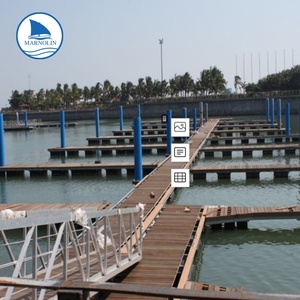 Quais flottants plateformes cadre en aluminium petit ponton flotteurs pour bateau ponton - Product Image 3