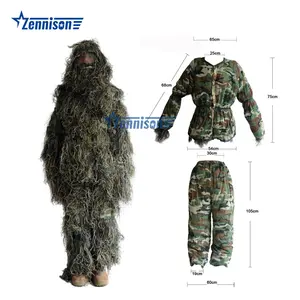 2023 Hottest Mossy Tactical Hunting Clothing Camo Ghillie Suits Woodland