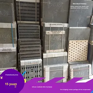 Silicon Carbide (SiC) Plate Board <strong>Pottery</strong> Equipment Kilnware Fire-Resistant <strong>Kiln</strong> Tool Ceramic <strong>Kiln</strong> Accessories Partition Pad - Product Image 4