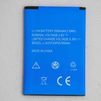 Batterie Li3820T43P3h785440 pour ZTE Blade L370 pour ZTE Blade L2 Plus 2000mAh Batterie de téléphone portable
