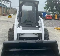 Mini-chargeuse d'occasion 2023 avec moteur Kubota d'origine pour chargeuse compacte S185, capacité de charge de 839 kg, faible nombre d'heures, bien entretenue, attache rapide