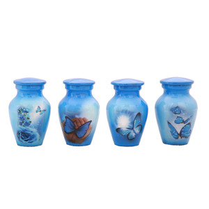 Vente chaude de haute qualité fabriqué à la main prêt à expédier des souvenirs de crémation en laiton pour les restes humains Mini urne pour les cendres - Product Image 4