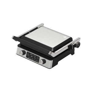 Gril à steak <span class=keywords><strong>XL</strong></span> Presse à <span class=keywords><strong>panini</strong></span> double face à 180 degrés Gril multi-contacts intelligent 4 en 1 Gril électrique numérique BBQ - Product Image 2