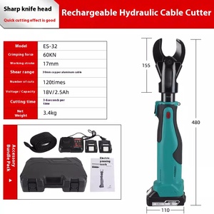 Coupe-câble hydraulique électrique rechargeable ES-32 petite batterie au lithium portable outil de coupe spécial portable ouvert - Product Image 6
