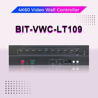 Contrôleur de mur vidéo 4K60 avec entrée HDMI, sortie 9 canaux 2K60, prise en charge des modes de fusion 3x3 et 2x2, contrôle RS232, certifié FCC