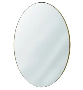 Best Seller Free Samples Factory Supplier Decorative Framed Oval Metal Wall Mirror For Home Decoration