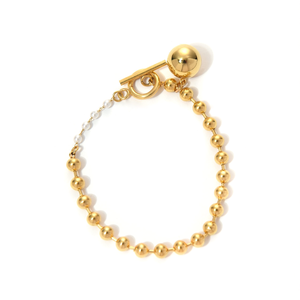 Fashion <b>Beaded</b> <b>Bracelet</b> 316L Stainless Steel PVD <b>Gold</b> Plating Sustainable Resistant Jewelry - Product Image 2