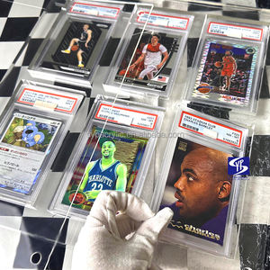 Porte-cartes gradué en acrylique transparent personnalisé SYP pour BGS 9.5 Vince Young 2006 Sage Aspire # Présentoir pour 3 cartes de <span class=keywords><strong>rookie</strong></span>, <span class=keywords><strong>6</strong></span> emplacements pour cartes classées - Product Image 6