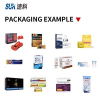Machine automatique de mise en carton verticale haute précision pour sachets, sachets stick, boîtes, en plastique/papier/film/feuille, pour petite ligne d'emballage en carton