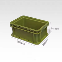 Boîte de rangement industrielle empilable en plastique avec couvercle en acrylique, logo personnalisé imprimé, bac de rangement pour le camping, idéal pour les coffrets cadeaux
