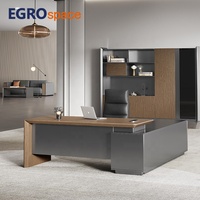 Bureau de direction en bois EGROspace, dimensions standard, mobilier de luxe, table moderne pour PDG et directeur