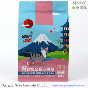 Professional manufacturer Zipper Top Resealable Sealing Bottom Gusset Plastic Pet Food Bag at factory <span class=keywords><strong>sirect</strong></span> sales price - Product Image 5
