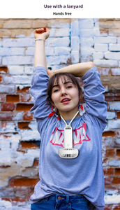 พัดลมระบายความร้อนด้วยอากาศแบบใบพัดคู่สำหรับการเดินทางกลางแจ้งพัดลมขนาดเล็กแบบพกพาชาร์จด้วย USB แรงลมแรง - Product Image 6