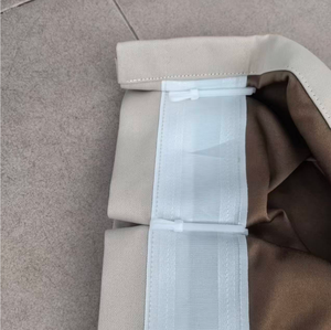 Custom-made 100% polyester flocked coated fabric for hotel <b>blackout</b> <b>curtains</b> - Product Image 2