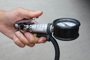 Medidor de pressão de pneu do indicador, medidor de pressão do pneu com mandril de cadeira resistente inflador - Product Image 4