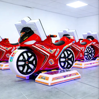 Machine de jeu vidéo d'arcade Sunmo à monnayeur pour enfants, jeu de course de moto, à vendre