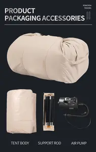 Materiale PVC più venduto 2024 fabbrica della cina di alta qualità grande tenda gonfiabile all'aperto a buon mercato Camouflage colore tenda da campeggio