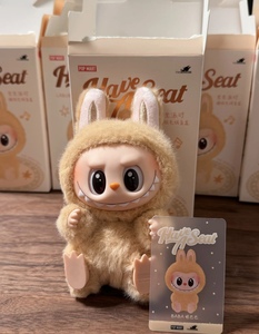 100% Officiel Authentique V2 Lapupu Have Seat Series Figurine en Vinyle ABS et Peluche Échelle 1/6 Poupée Pendentif Unisexe Emballage Original Prise EU/US - Product Image 5