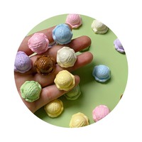 Kawaii Mini Charms palla gelato modello resina Charm estate abbellimento cibo fresco decorazione telefono accessori per Scrapbooking