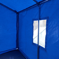 Tente de secours d'urgence à poteaux pneumatiques quatre saisons en bâche PVC robuste, doublement imperméable, de haute qualité et économique, style populaire