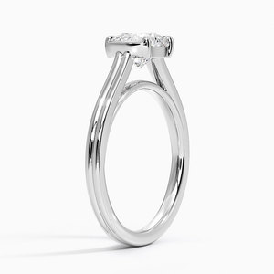 Fashion White Silver <b>Crystal</b> Engagement <b>Ring</b> Elegant Bridal Proposal Jewelry Gift <b>Ring</b> for Women Wedding Anniversary <b>Ring</b> - Product Image 2