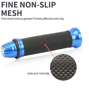 Oferta Quente Manopla de Borracha de Liga de Alumínio Universal para Moto, Quadriciclo <span class=keywords><strong>e</strong></span> <span class=keywords><strong>E</strong></span>-Bike 22mm 24mm Punho de Guidão para Motocicleta - Product Image 5
