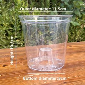 Transparent orchidée eau mousse Phalaenopsis spécial en plastique Pot de fleur respirant clair racine planteur pour plantes chaudes - Product Image 2