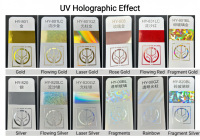 Nuova Tecnologia Olografica Argento UV per Rivestimenti Bicchieri 16oz, Adesivi 3D Effetto Arcobaleno, Vendita all'Ingrosso, Personalizzabili