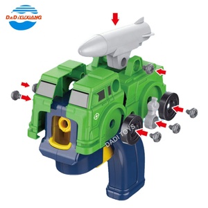 2023 El mejor vendedor B/<span class=keywords><strong>O</strong></span> Take Apart <span class=keywords><strong>Gun</strong></span> Toy Niños Montaje Camión Juguetes Jabón Burbuja Ametralladora Burbujas Pistola - Product Image 2