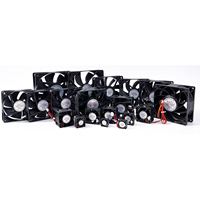 Ventilateur axial à faible bruit et longue durée de vie 120x38mm DC 12 24 48 Volt, économie d'énergie, sans entretien, pour le refroidissement des équipements électroniques des racks de serveurs