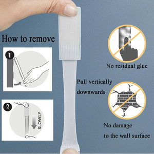 Tiras Adhesivas para Colgar Cuadros, Resistentes, sin Daños a las Paredes, sin Adhesivo, para Pósters - Product Image 4