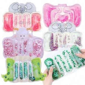 Tube sensoriel anti-stress coloré et moelleux, jouet à presser, mini, mignon, kawaii, type mochi - Product Image 6
