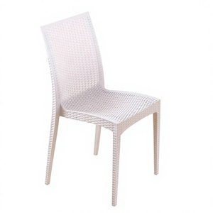 Silla <span class=keywords><strong>de</strong></span> Plástico Imitación Ratán <span class=keywords><strong>de</strong></span> <span class=keywords><strong>Segunda</strong></span> <span class=keywords><strong>Mano</strong></span> para Exteriores, Respaldo para Banquetes, Bodas, Comedor, Hotel, Taburete - Product Image 5